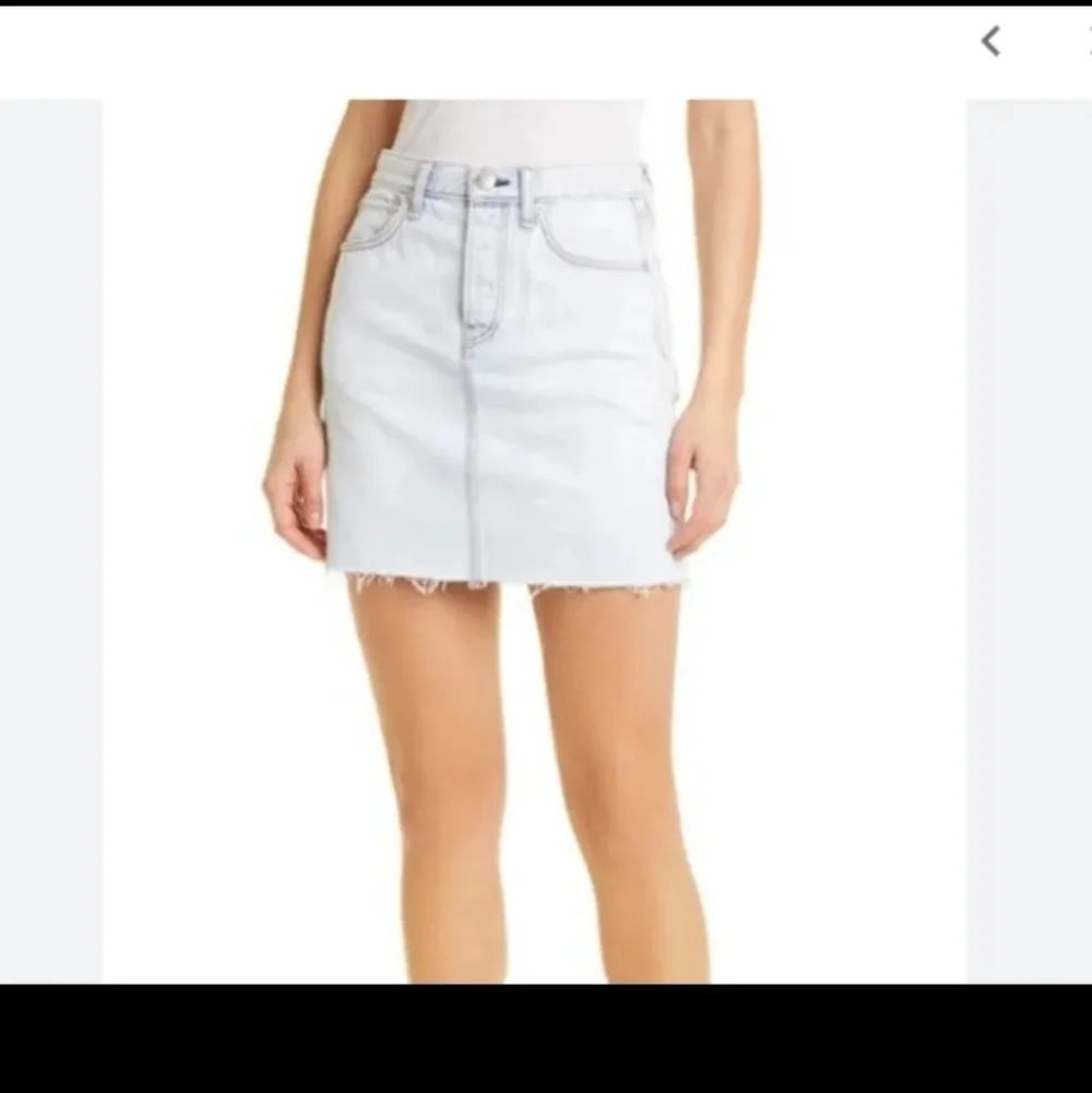 Rag & Bone denim mini skirt
